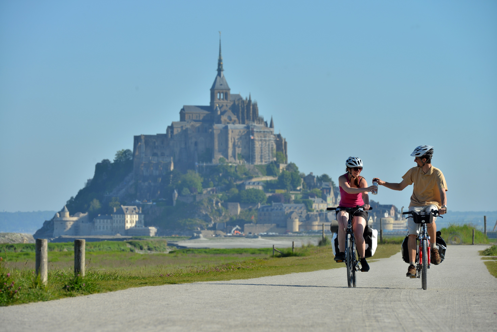 bannière 4 itinéraires Vélo en Manche