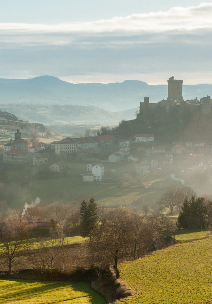 bannière de La Chaise-Dieu au Puy, à pied ou à vélo